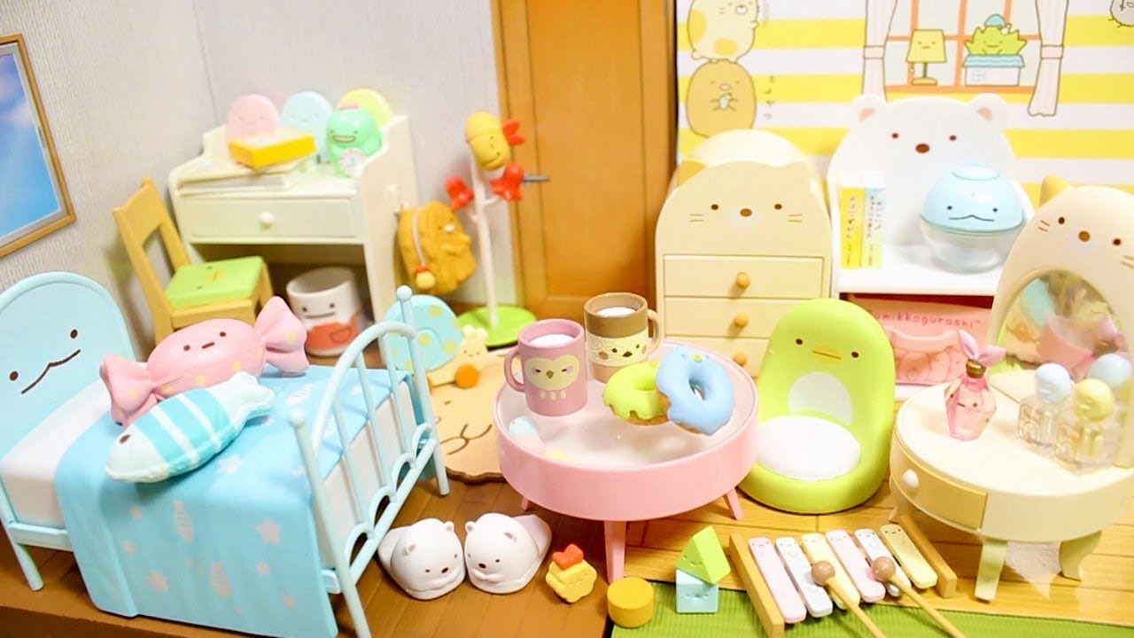Re-Ment Miniature Sumikko Gurashi My Room - YouTube