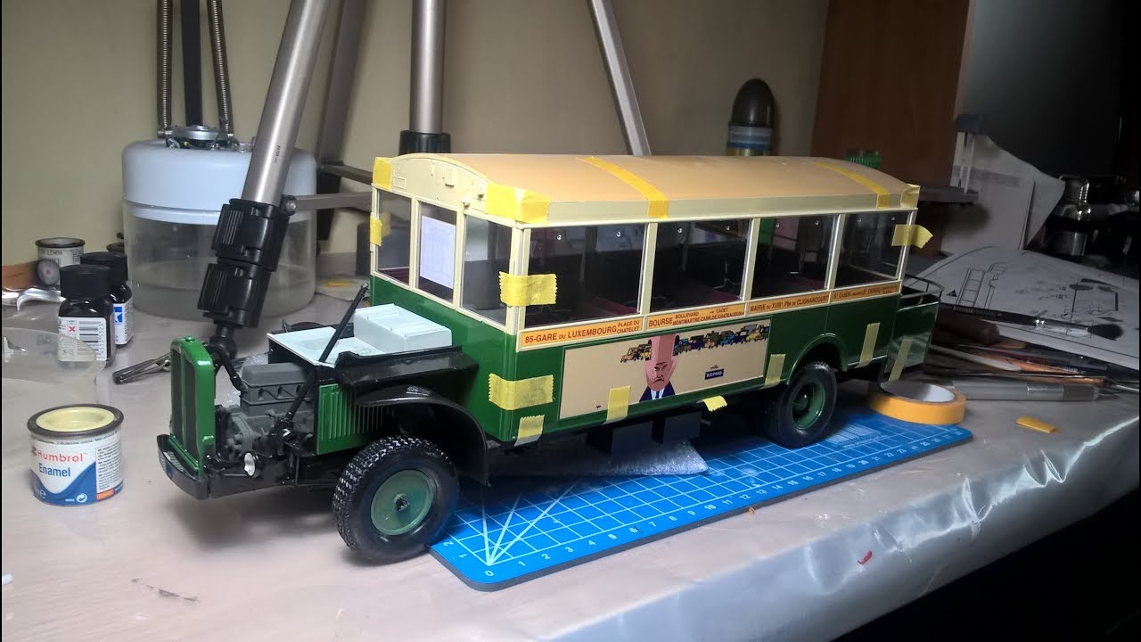 1/24 Heller Renault TN6 C2 Part 5- Getting there - YouTube