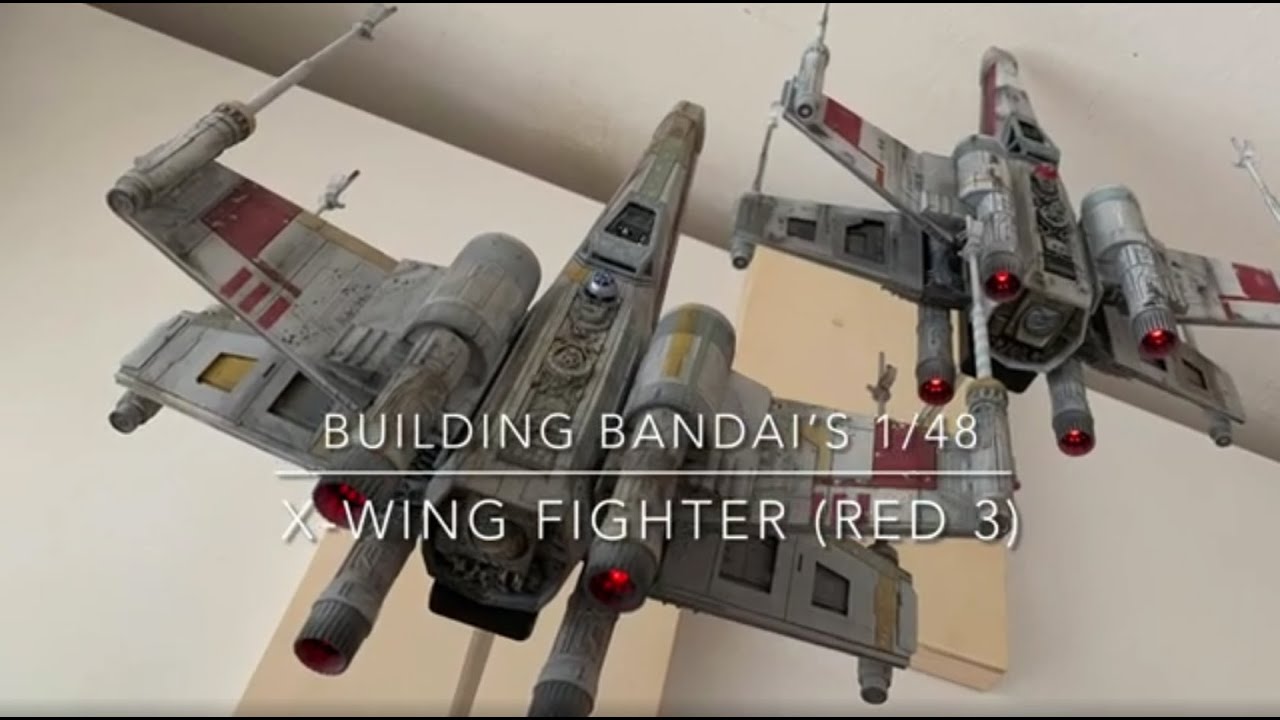 Plastic Star Wars - 1:48 Bandai X-Wing Fighter (Moving Edition