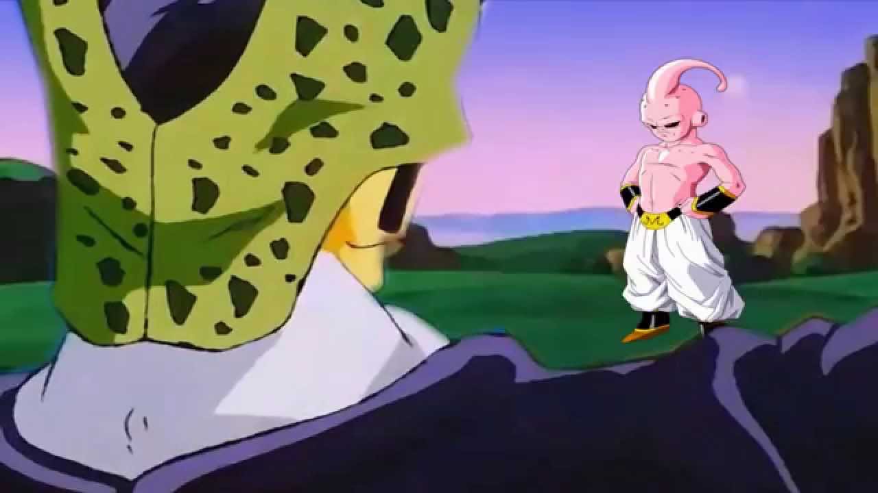 Super Perfect Cell & Frieza vs Kid Buu ( 超完全体セル VS フリーザ