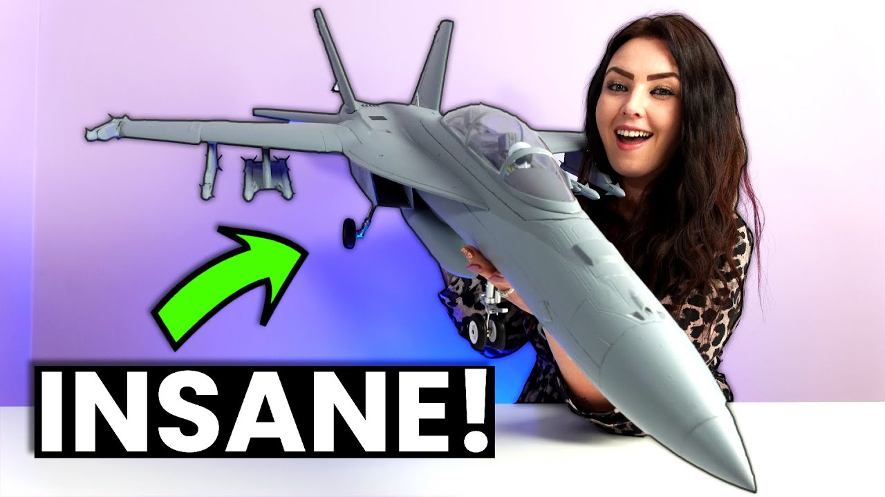 FMS F-18 70mm EDF V2 W/ REFLEX Flight Stabilization (Unboxing