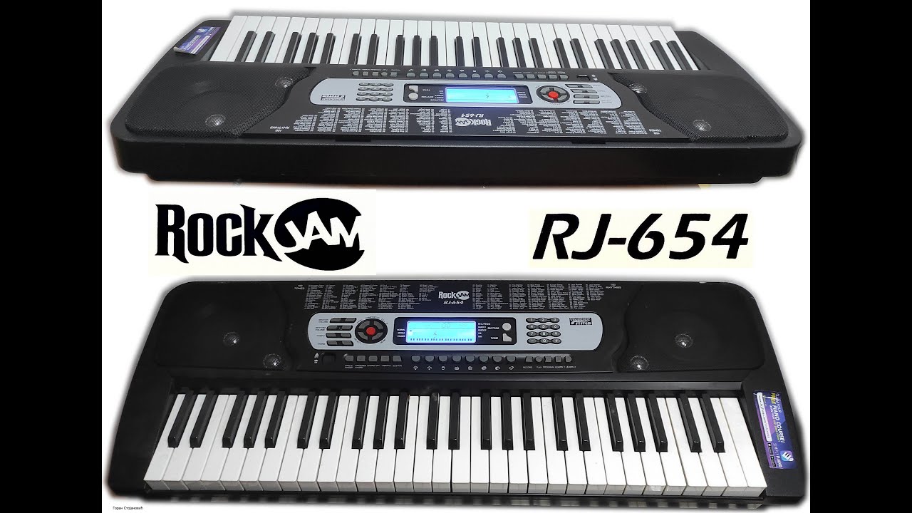 RockJam RJ-654 RJ 654 - DEMO songs - YouTube