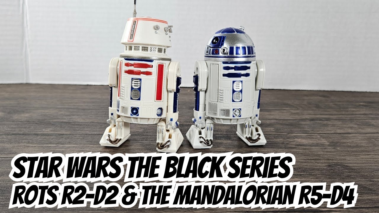 Star Wars Black Series R2-D2 & R5-D4 Figure Review - Walmart