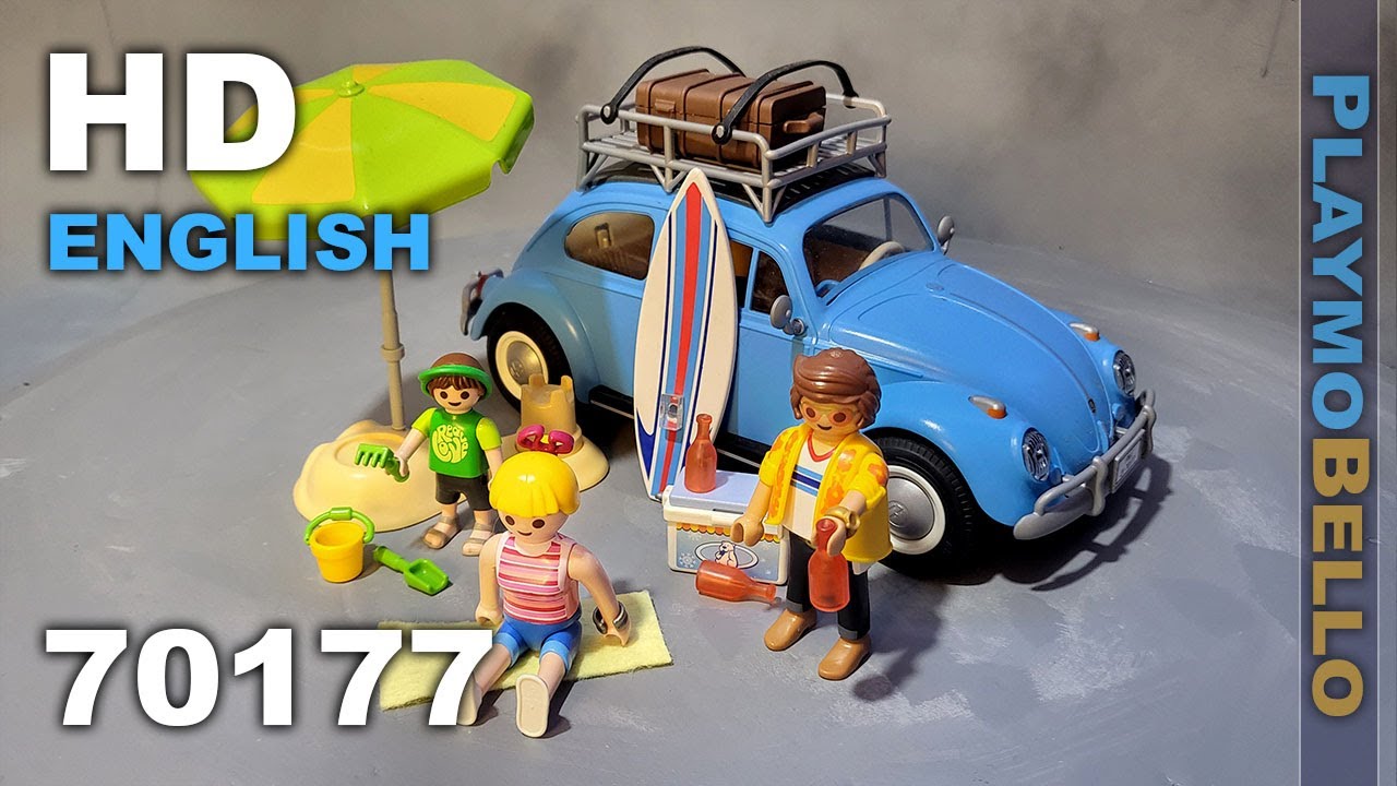 2021) Playmobil 70177 Blue Volkswagen Beetle (Playmobil set REVIEW