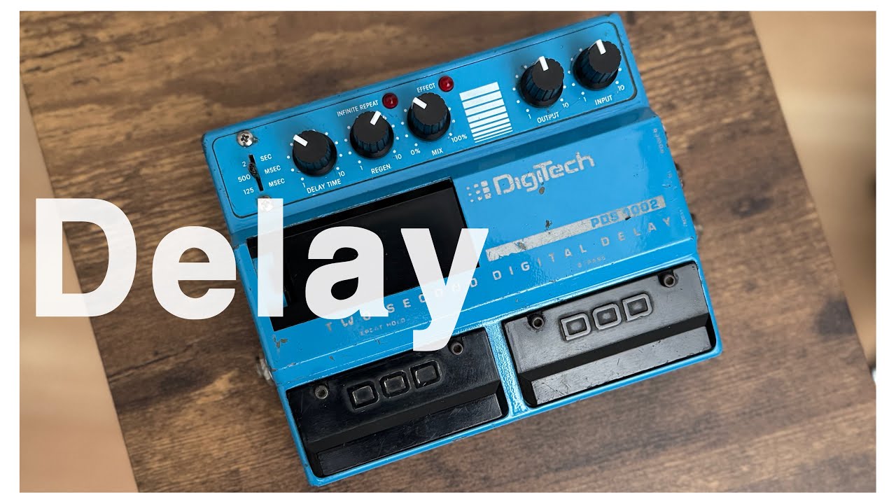 フルシアンテが使い続けるディレイ[DigiTech PDS1002] - YouTube