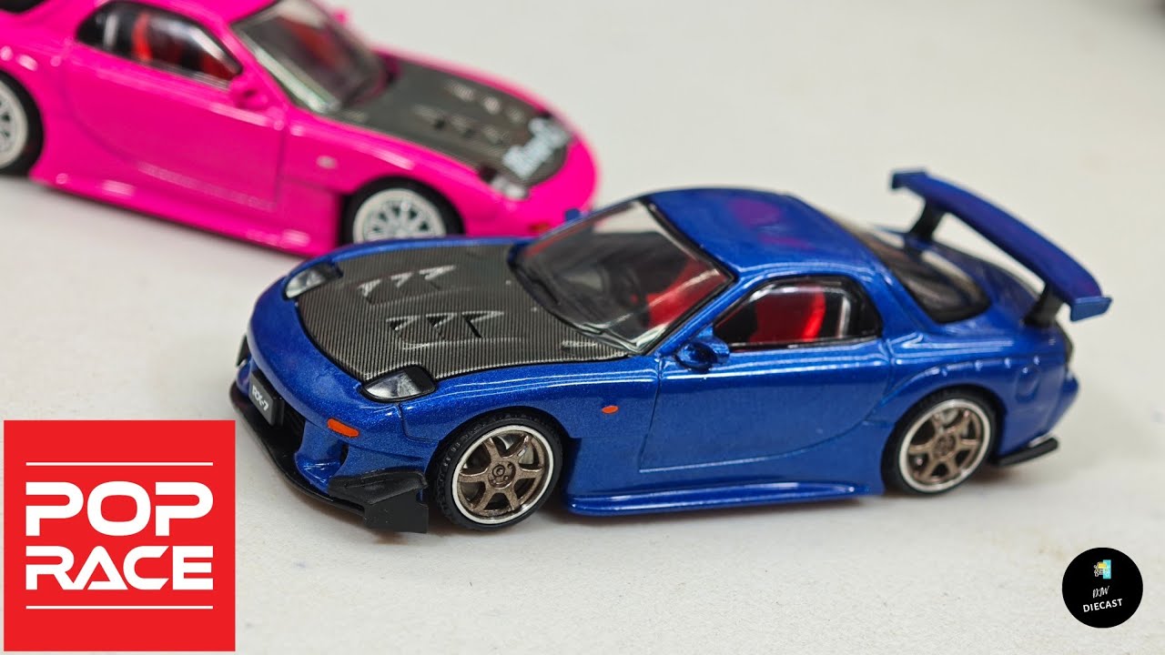 Mazda RX7 RE Amemiya by Pop Race 1/64 | UNBOXING and REVIEW - YouTube