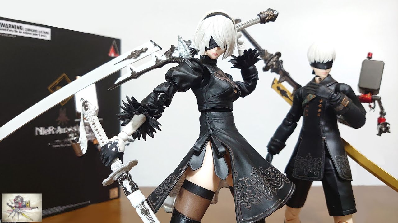 2B & 9S are now Play Arts Kai! Huge figures measuring