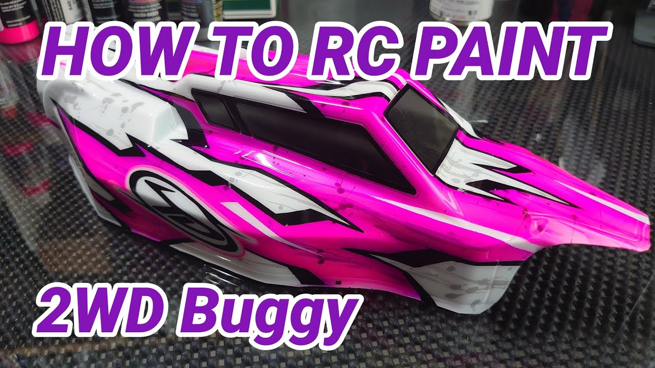 2WD Buggy PAINT ～ 少ない色数で効果的に仕上げます【前編】 - YouTube