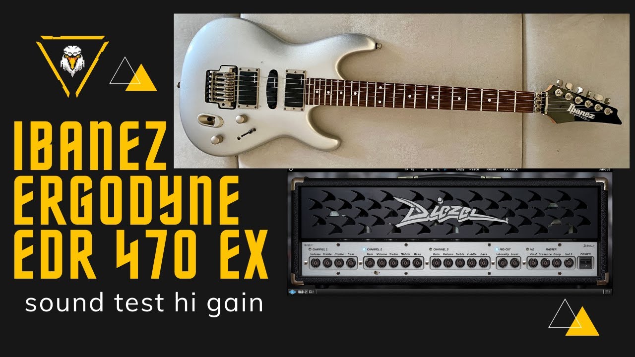 IBANEZ ERGODYNE EDR 470 EX - YouTube