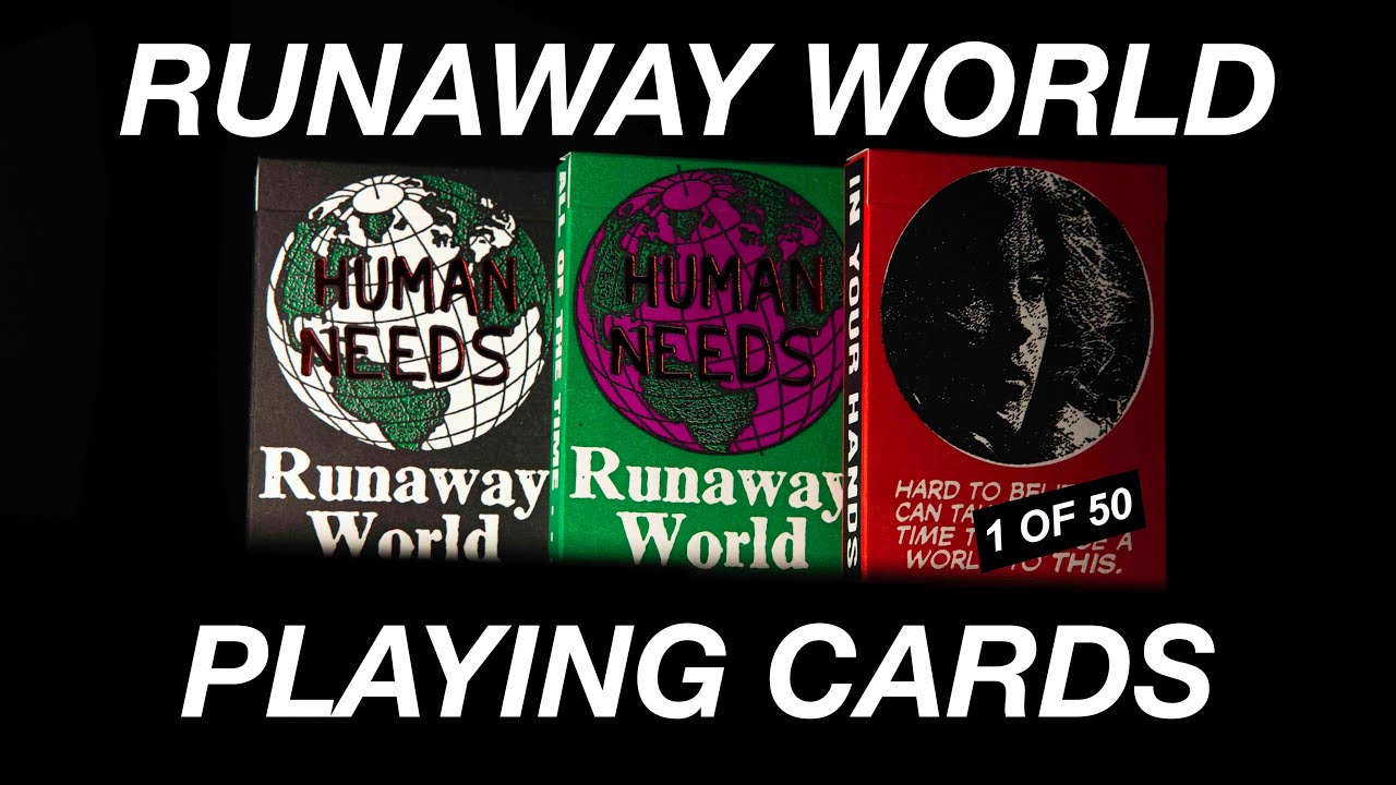 Runaway World Playing Cards | ANYONE x B. THOM STEVENSON - Deck