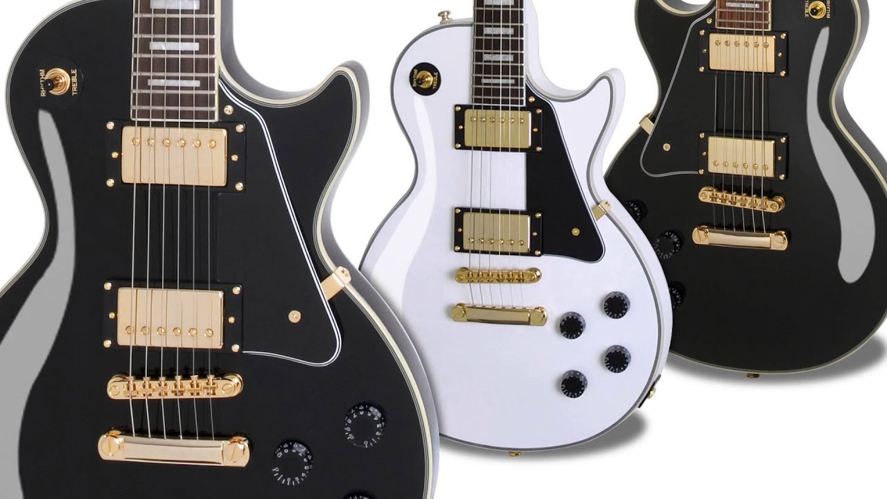 Epiphone Les Paul Custom PRO Electric Guitar Ebony | Guitar Center