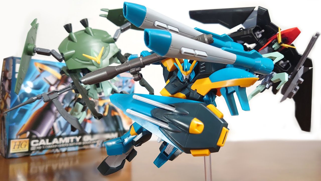 Finally all 3 kits!) HG 1/144 R08 Calamity Gundam Review - YouTube