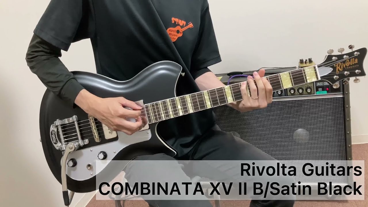Rivolta Guitars by Dennis Fano COMBINATA XVⅡB/Satin Black