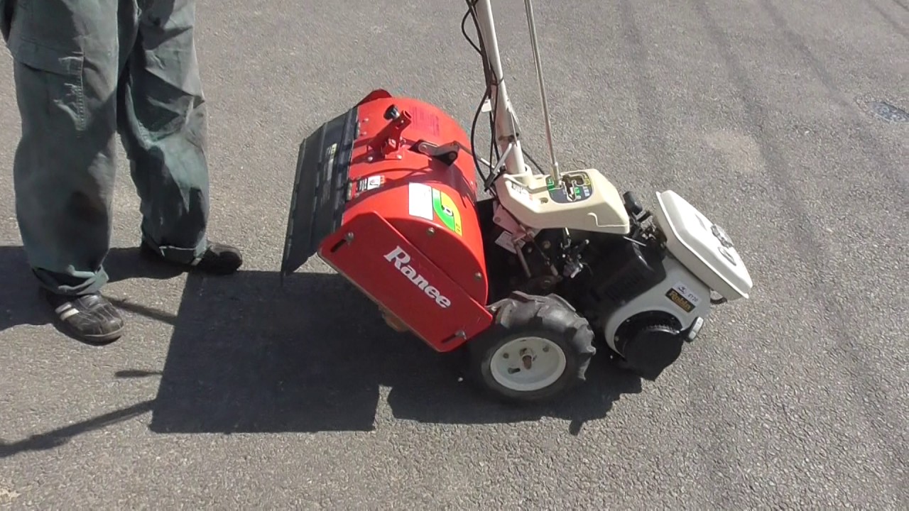 ロビン 管理機 CR550の作動動画 - YouTube