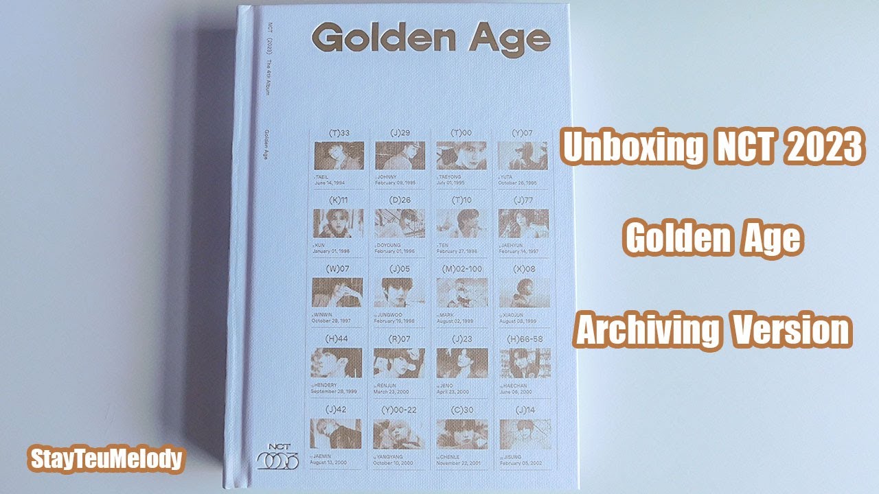 NCT 2023 Golden Age Unboxing | Archiving Ver - YouTube