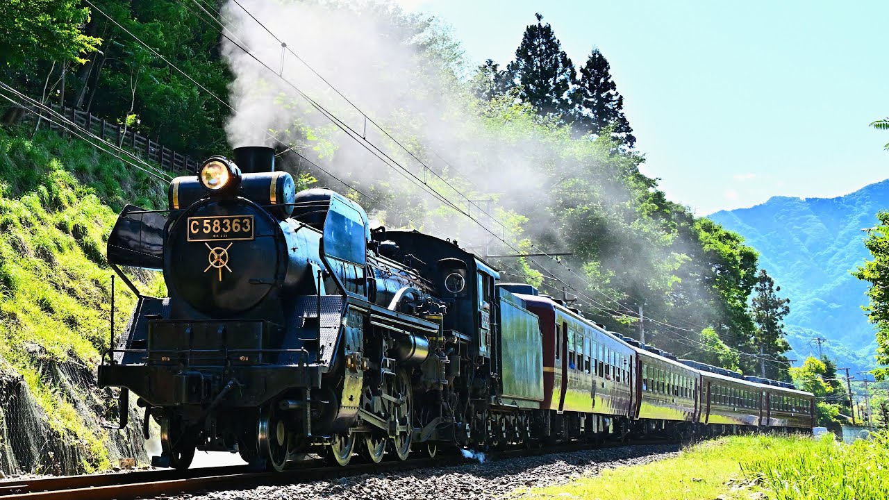 C58 363】SLパレオエクスプレス【秩父鉄道】Kｰ9（CH‐2）門デフ装備