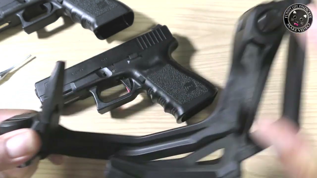 Tokyo Marui] How to attach the stock to the Glock series! - YouTube
