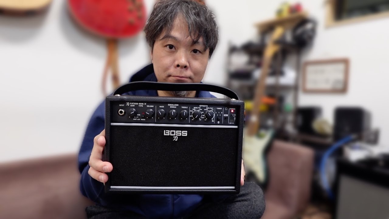 また買ってしまいました！BOSS KATANA-MINI Xレビュー - YouTube