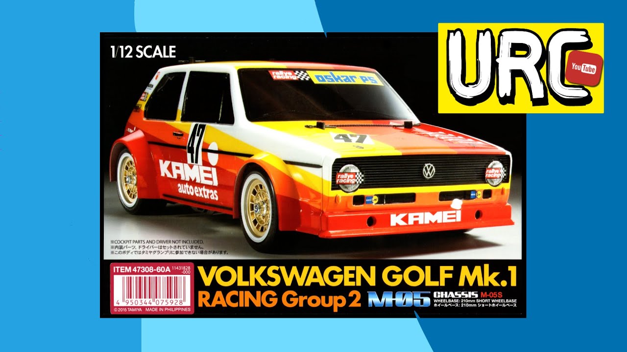 Tamiya M05 VW Mk1 Golf Racing Group 2 RC 1/10 NEW Unboxing and