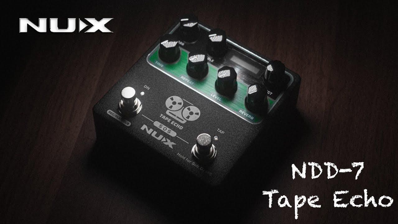 NUX TAPE ECHO - 伝説的名機「RE-201 Space Echo」をモチーフに設計