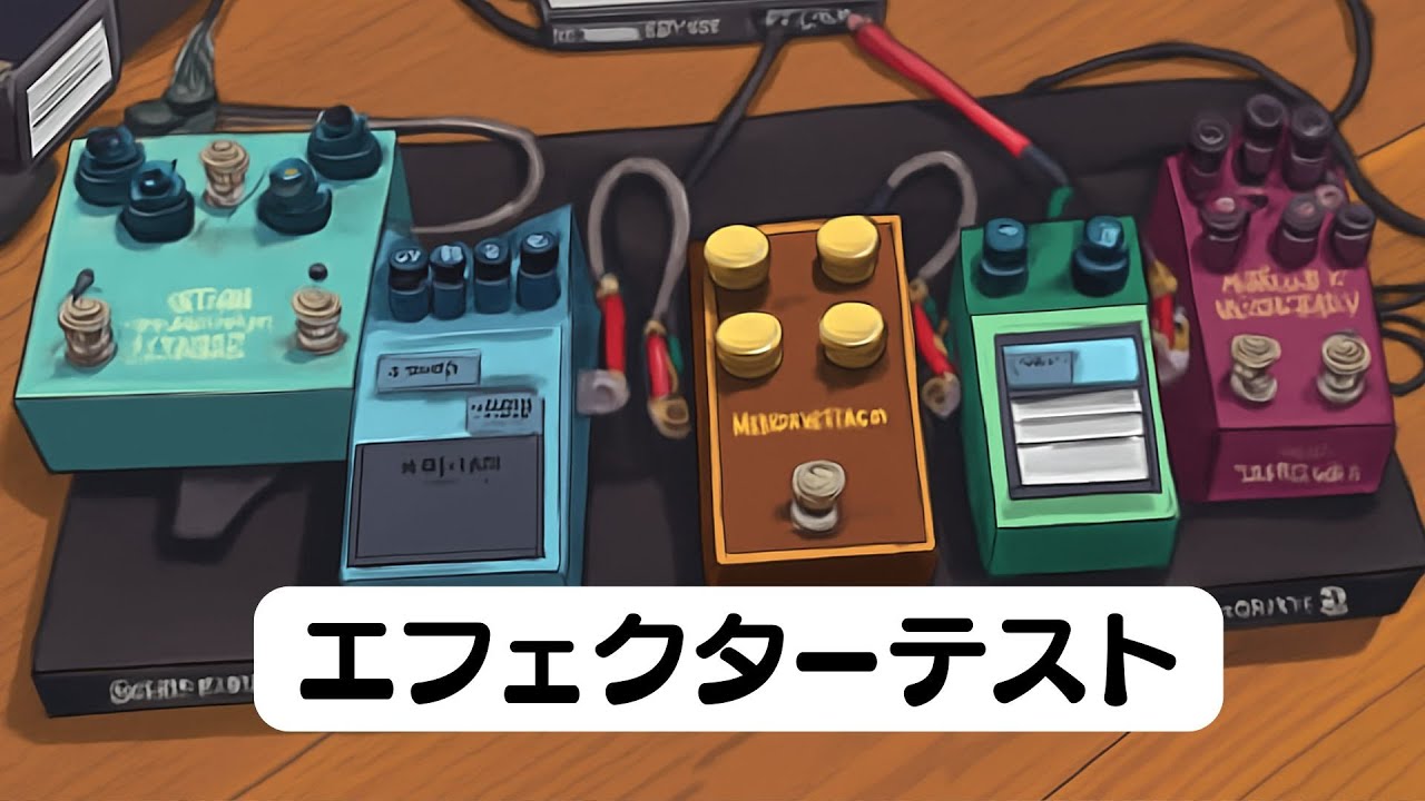 エフェクターボード。テスト。janray,ts9,ce5,el capistan,brothers AM