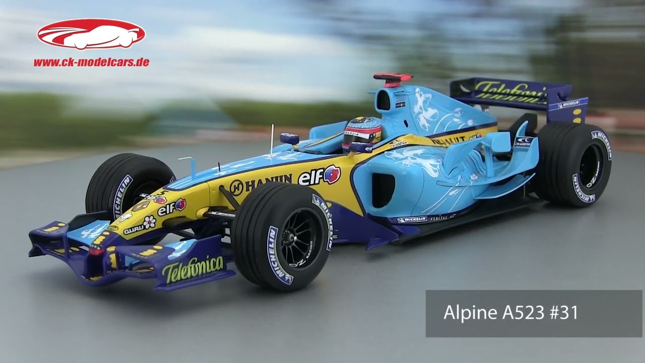 Minichamps 1:18 F. Alonso ルノー R25 #5 2番目 イギリス人 GP 式 1