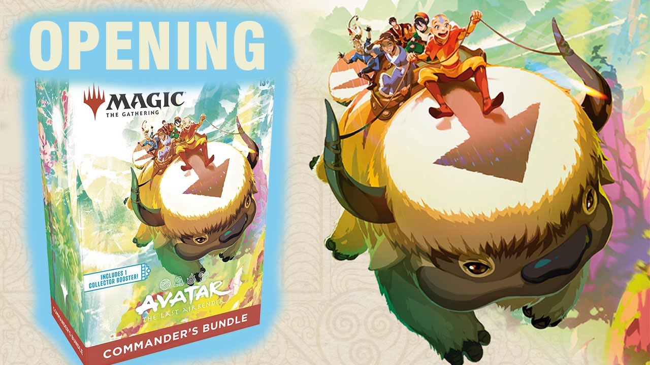 MTG Avatar Commander Bundle Opening - YouTube