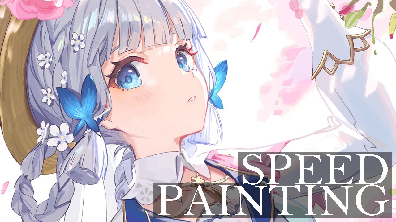 イラストメイキング】原神/Genshin Impact-神里綾華【Speed Painting
