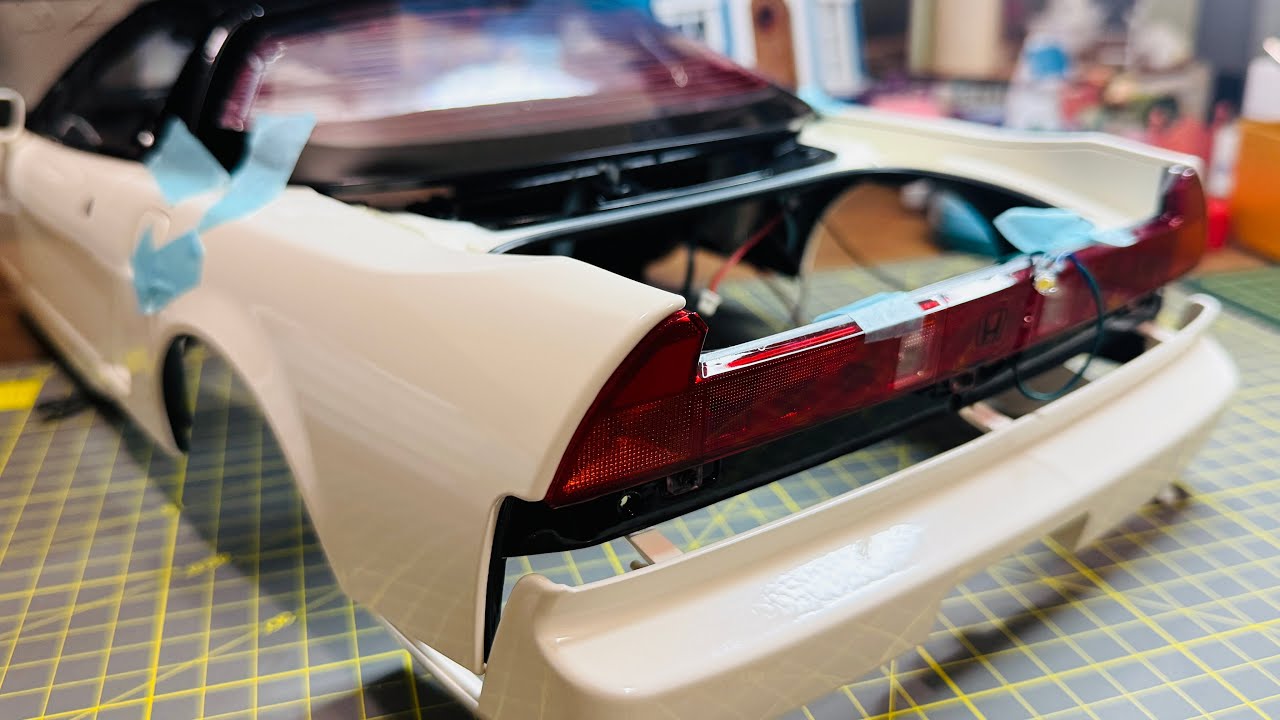 It won't close!! NSX-R No. 92 rear bumper assembly DeAgostini