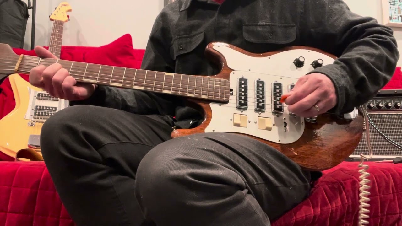 1960's Teisco WG4L Electric Guitar 4 Pickups MIJ Japan - YouTube