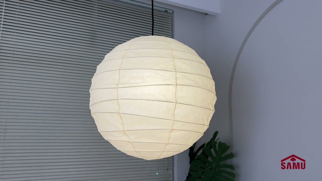 Akari 55D Pendant Lamp - YouTube