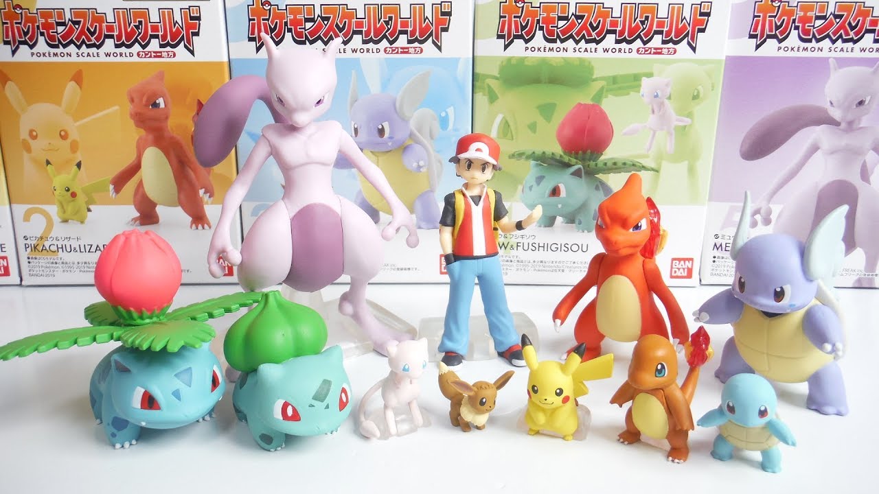 ポケモンスケールワールド カントー地方 全6種 開封 ポケモン Pokemon