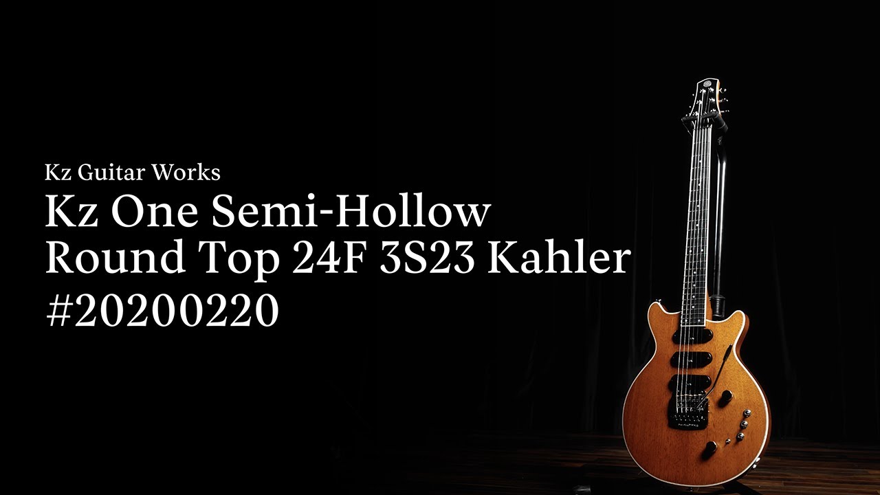野村義男が弾く！Kz Guitar Works / Kz One Semi-Hollow Round Top 24F
