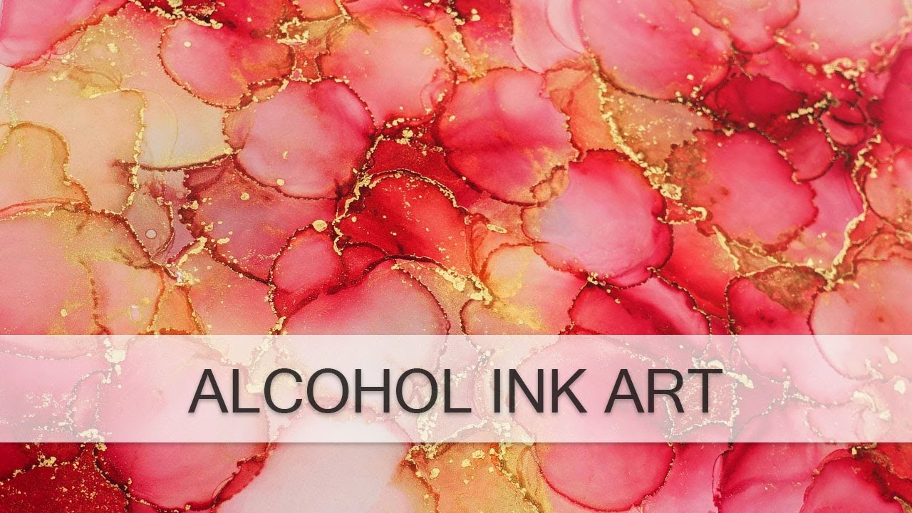 Alcohol Ink Art Tutorial - YouTube