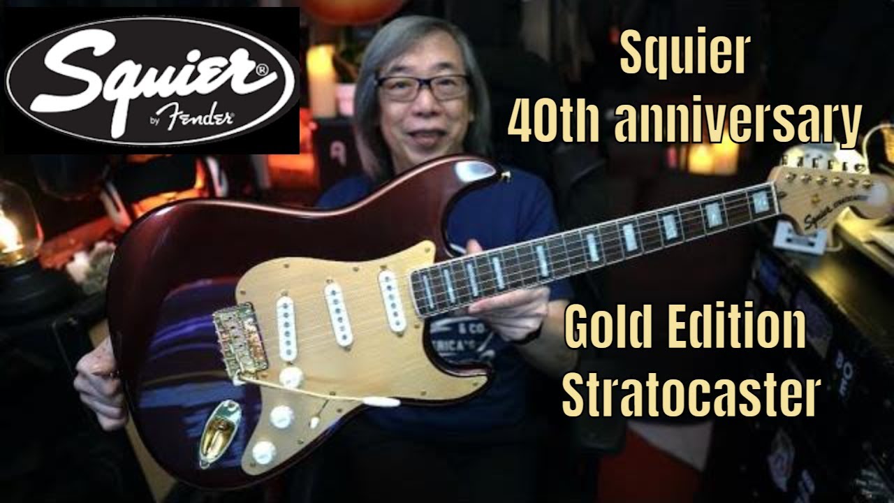 A Classic ReduxSquier 40th anniversary Gold Edition