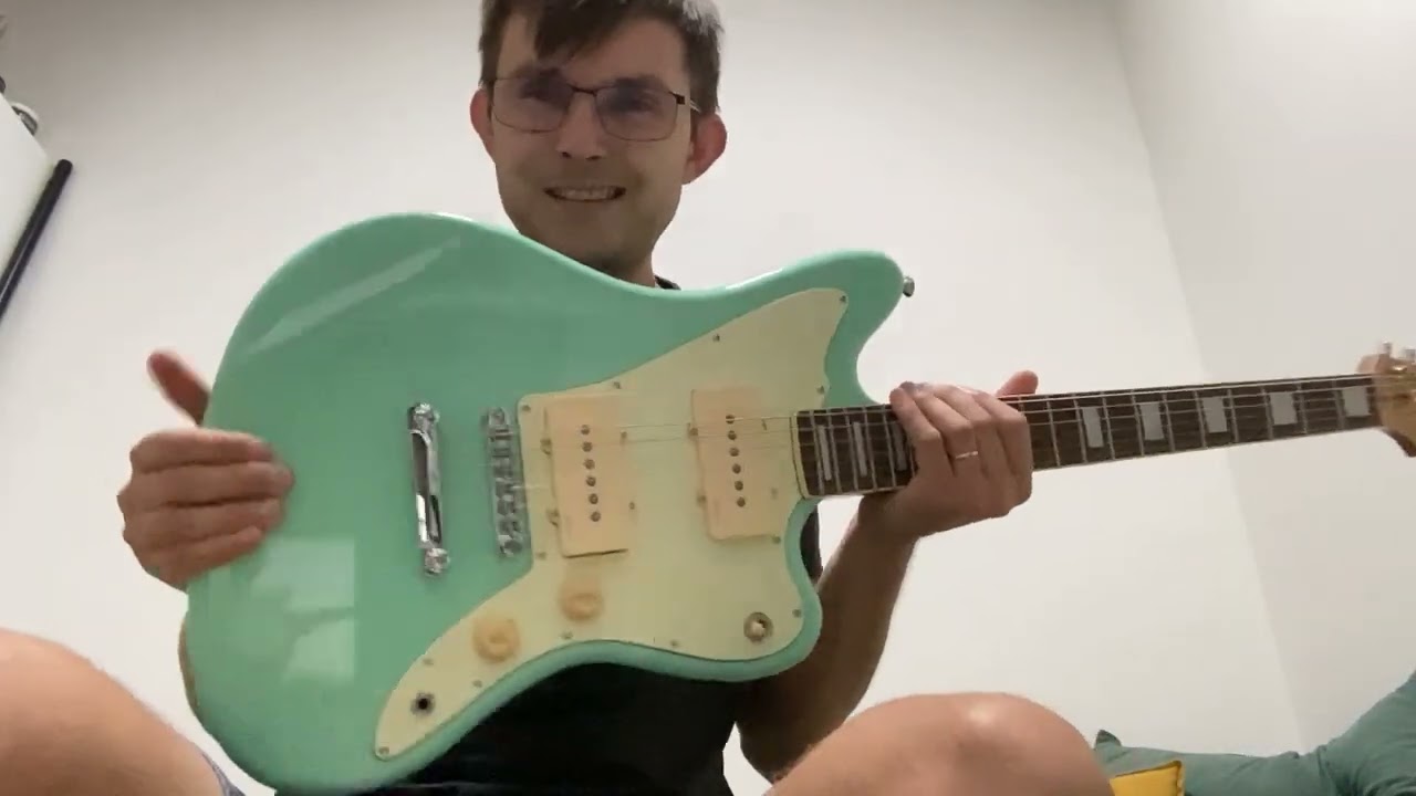 Harley Benton JA-60CC Seafoam Green review (2023) - YouTube