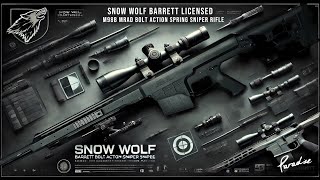 高端狙擊槍選擇？Snow Wolf授權 Barrett M98B MRAD Bolt Action Spring