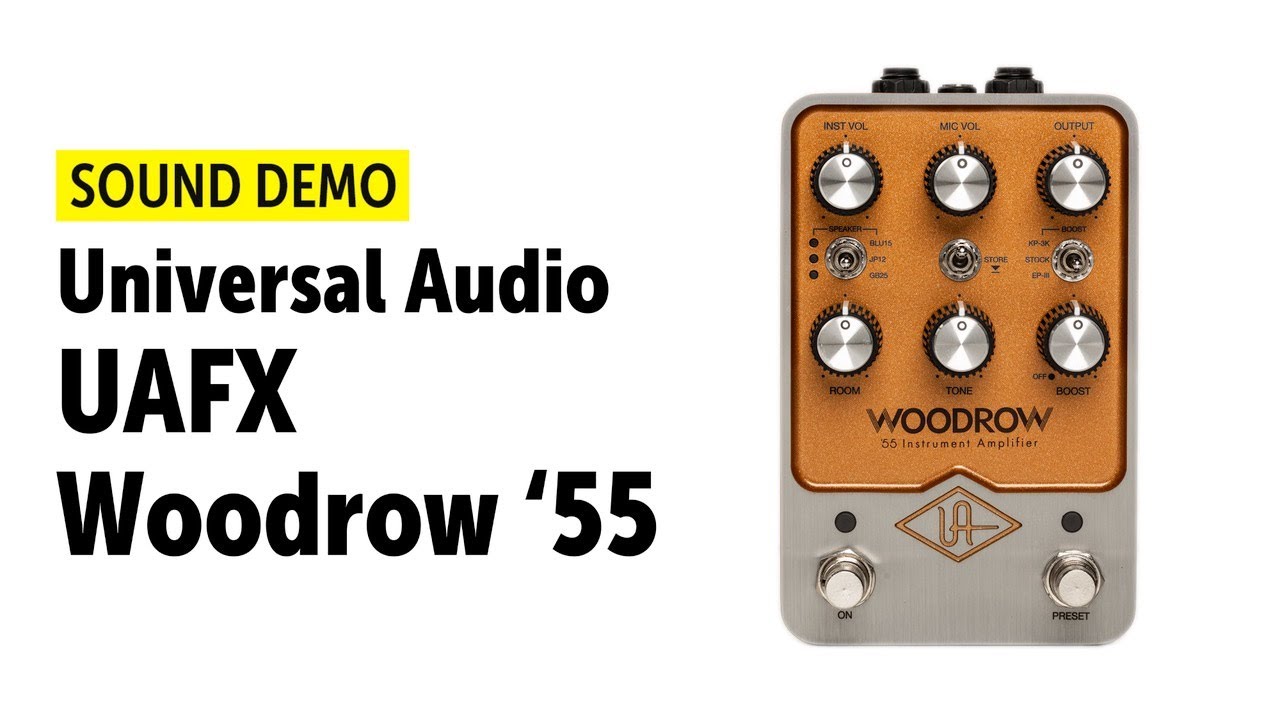 Universal Audio UAFX Woodrow '55 - Sound Demo (no talking) - YouTube