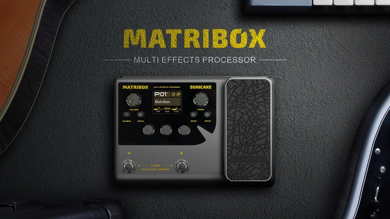 SONICAKE QME-50 Matribox Multi-effects Processor with 130 Effects