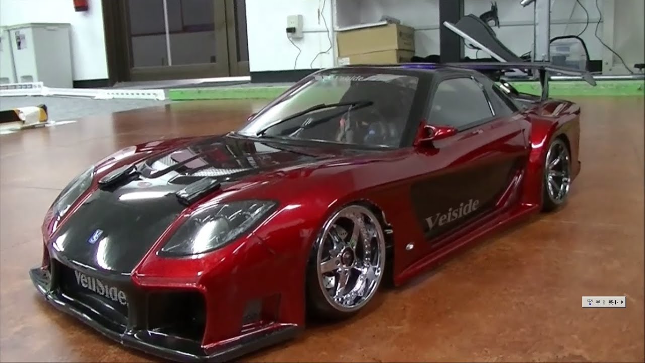 PLUSD サーキット 05_08_03 ヴェイルサイド RX-7 仮載せ ラジドリ