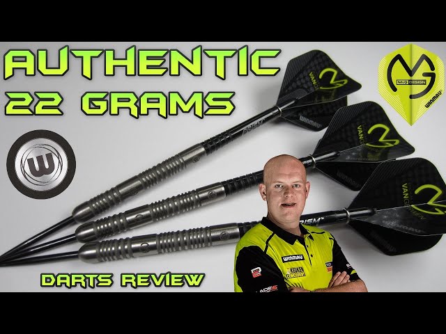 Winmau Michael van Gerwen Authentic 22g Darts Review - YouTube