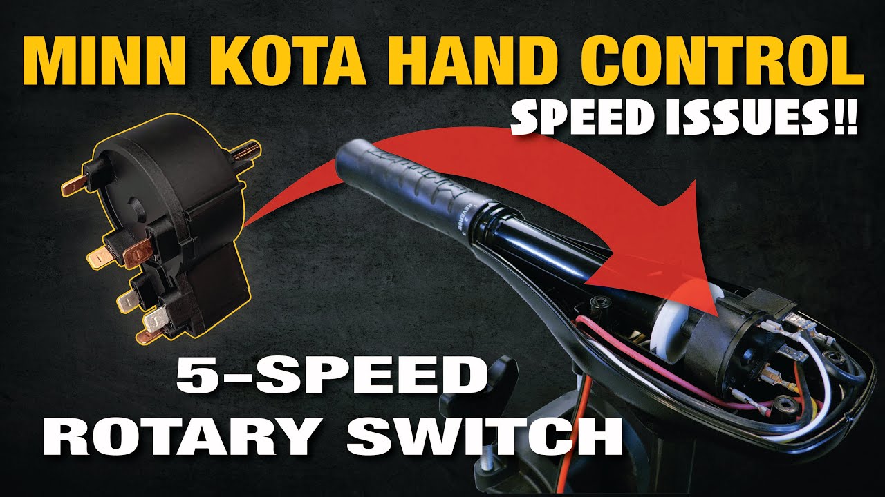 Minn Kota 5-Speed Hand Control Rotary Switch - 2064028
