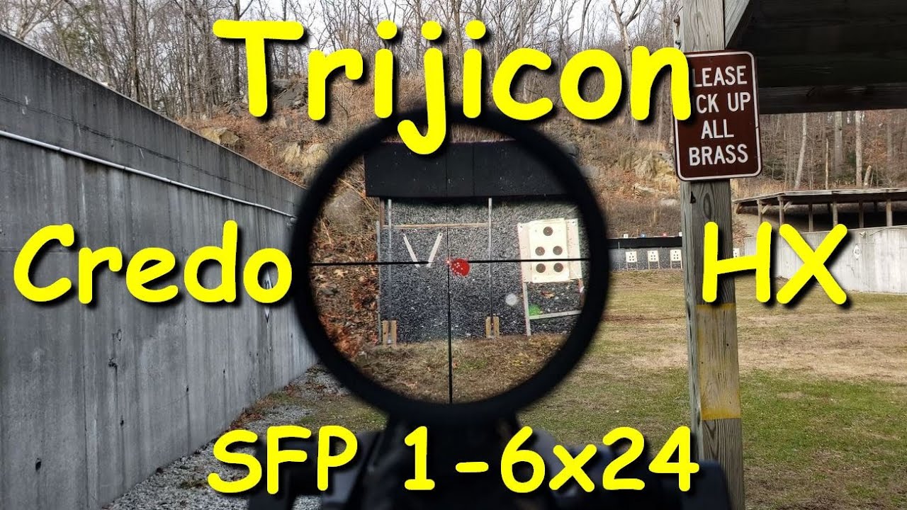 TRIJICON Credo HX 1-6x24 SFP - Top Tier - First Person RePew - YouTube