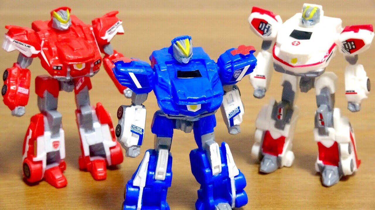 Tomica Hyper Rescue Drive Head Micro Action Figure 2 All 3 types