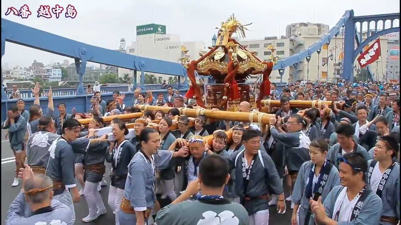 2012年 深川八幡祭り連合渡御＜全54基 神輿編＞富岡八幡宮例大祭(HD
