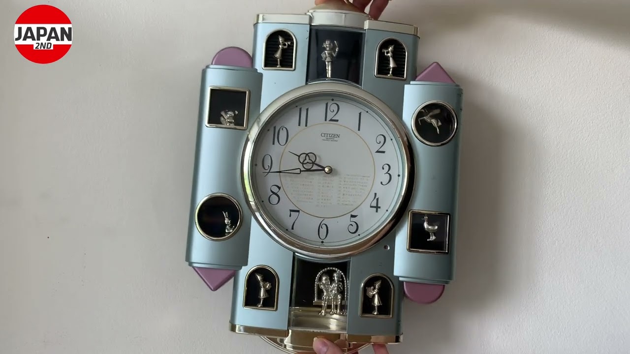 CITIZEN 4MH747 18Y8F wall clock 30 melody シチズン メロディー 時計