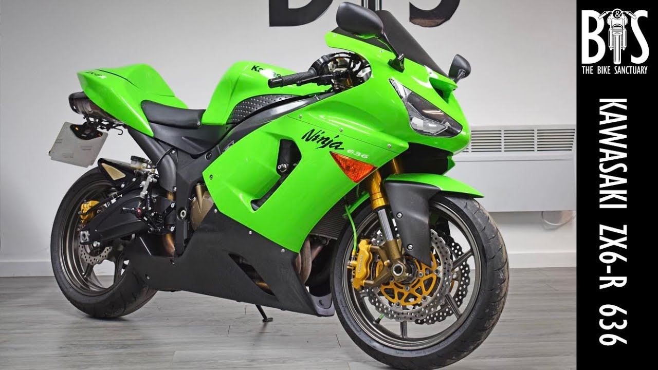 2006 '06 Kawasaki ZX6R 636 - YouTube