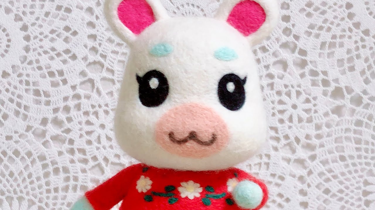 あつ森】ゆきみ メイキング【羊毛フェルト】The process of making