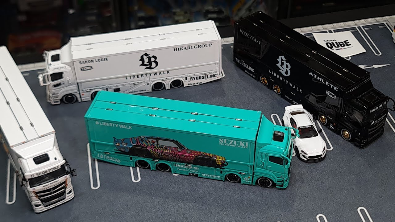 A customized Liberty Walk truck is now available in miniature car