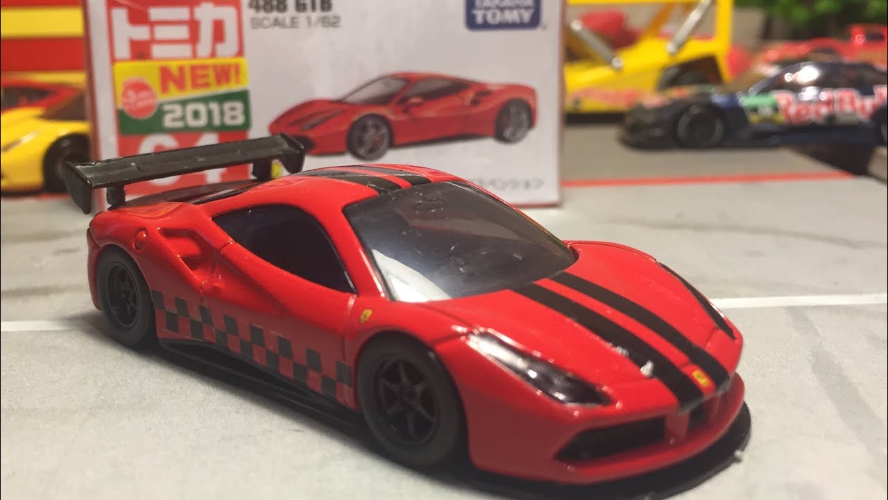 11月トミカ改造 フェラーリ488GTB 初回特別開封 Hotwheels custom